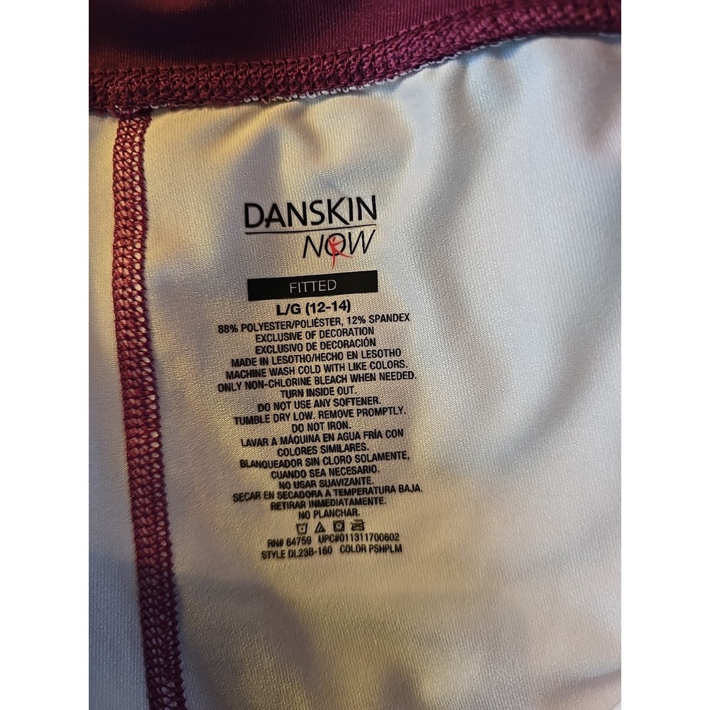 Womens DANSKIN fitness Capris Sz L workout yoga gym running hiking sexy hot - Picture 5 of 13